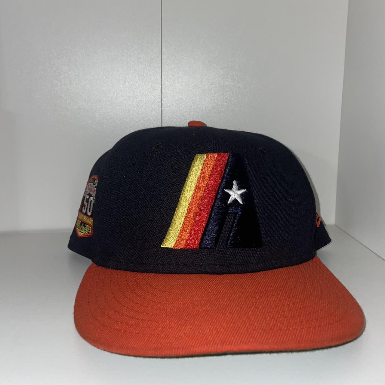 Houston Astros New Era fitted 🌑 Size 7 - Depop