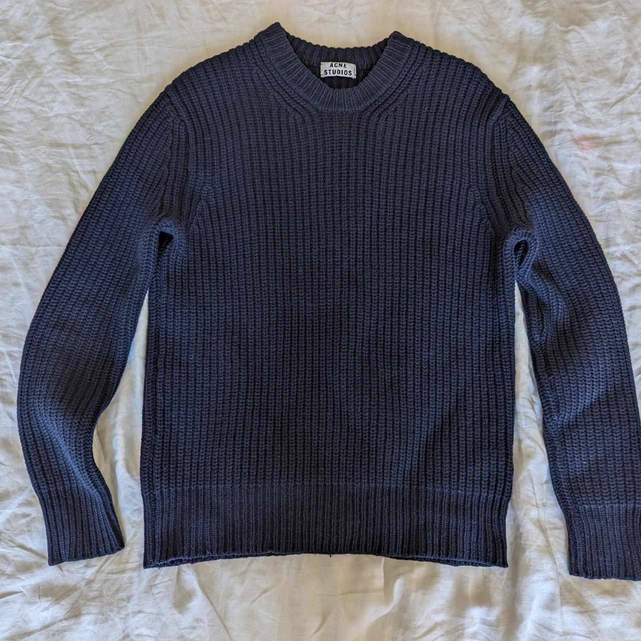 Acne Studios navy blue fisherman's jumper Incredibly... - Depop