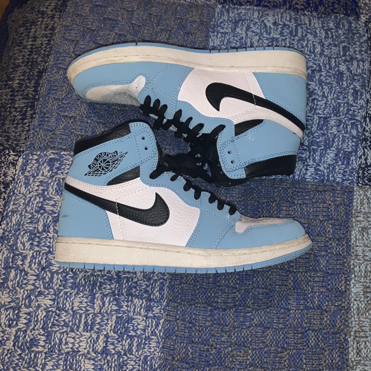 Jordan 1 High University Blue Size 7.5UK Bought... - Depop