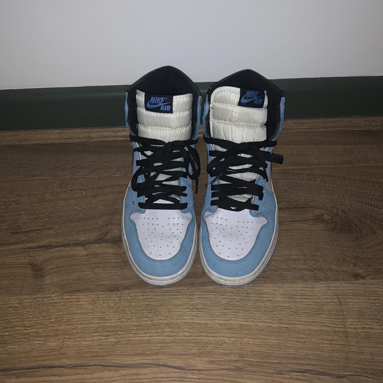 Jordan 1 High University Blue Size 7.5UK Bought... - Depop