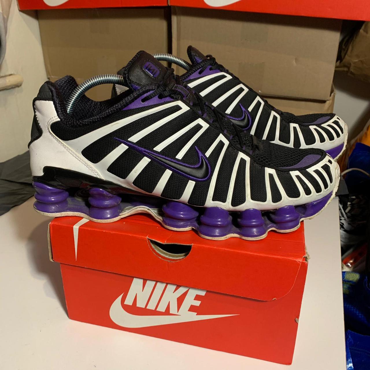 nike shox tl purple