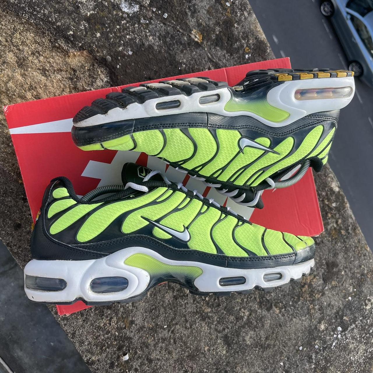 Nike TN Air Max Plus 'Volt Hot Lime' Green Depop