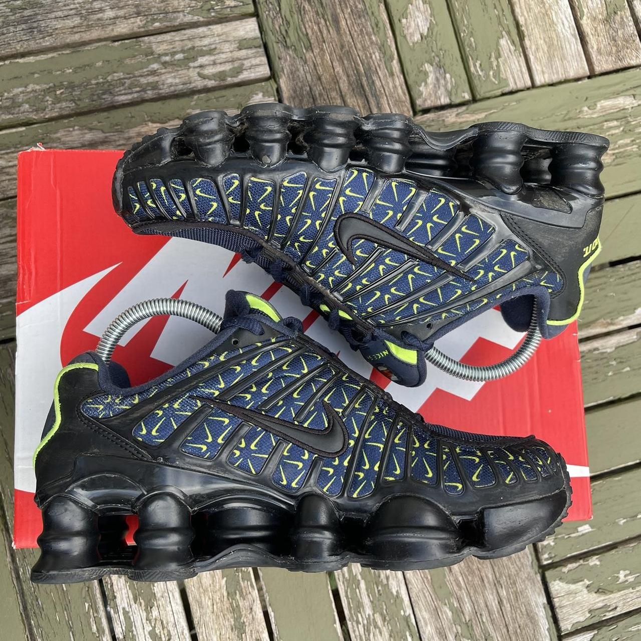 nike shox tl obsidian volt