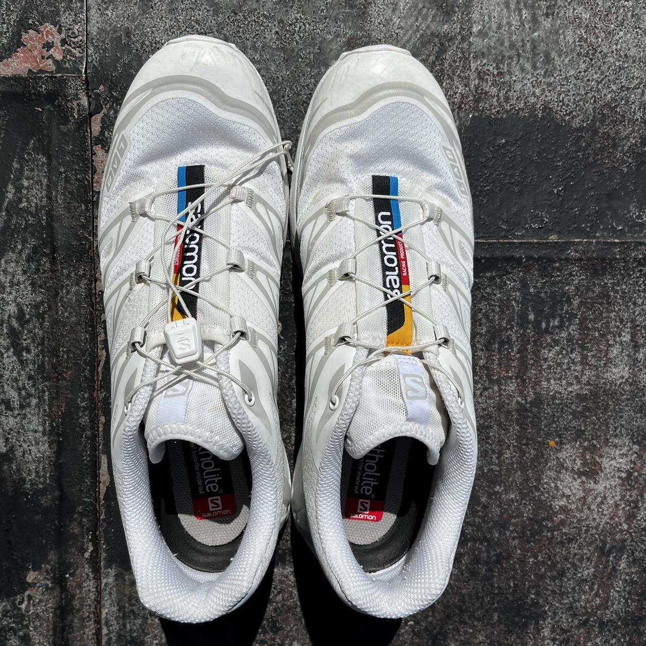 Salomon Men's White Trainers | Depop