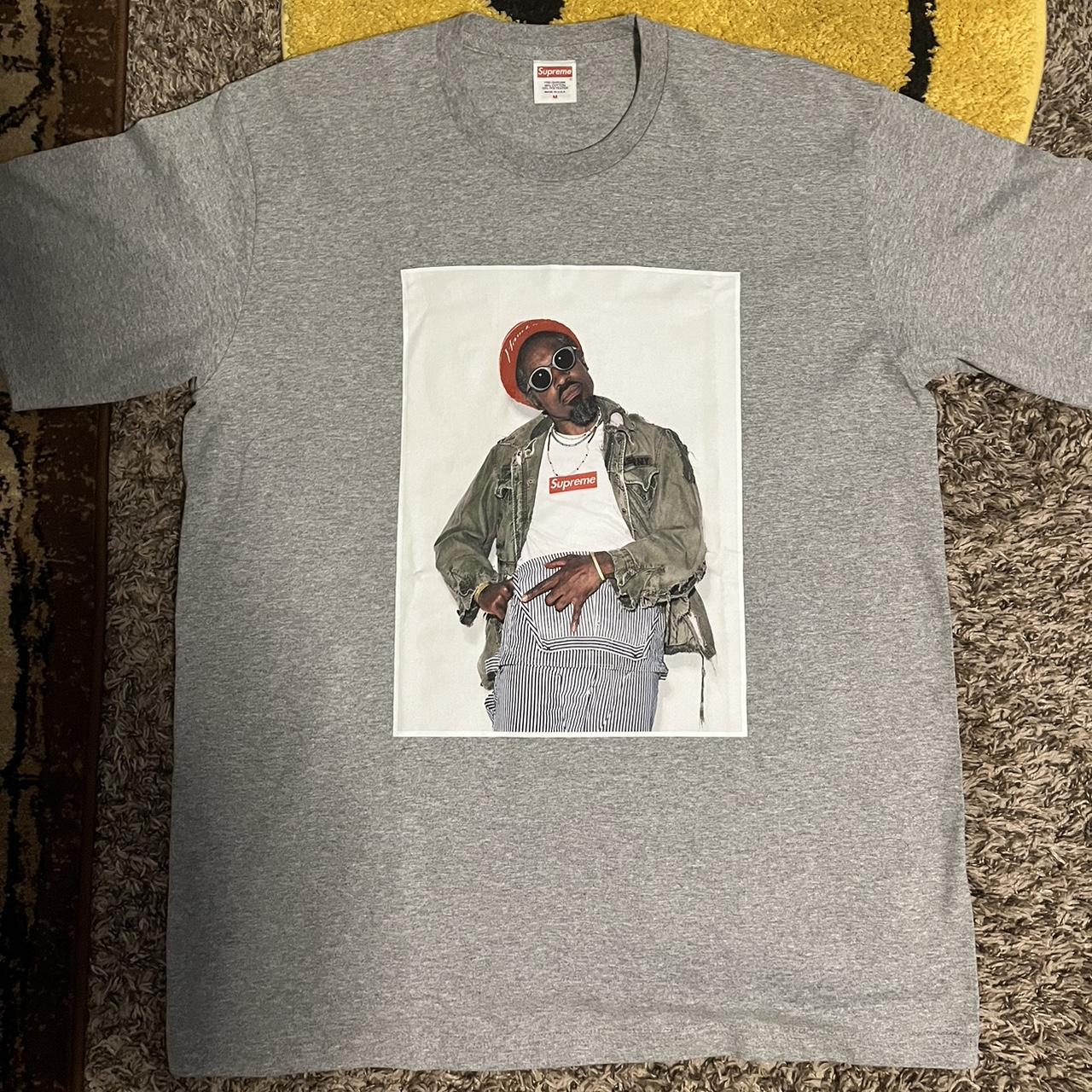 Supreme Andre 3000 T hot shirt Gray