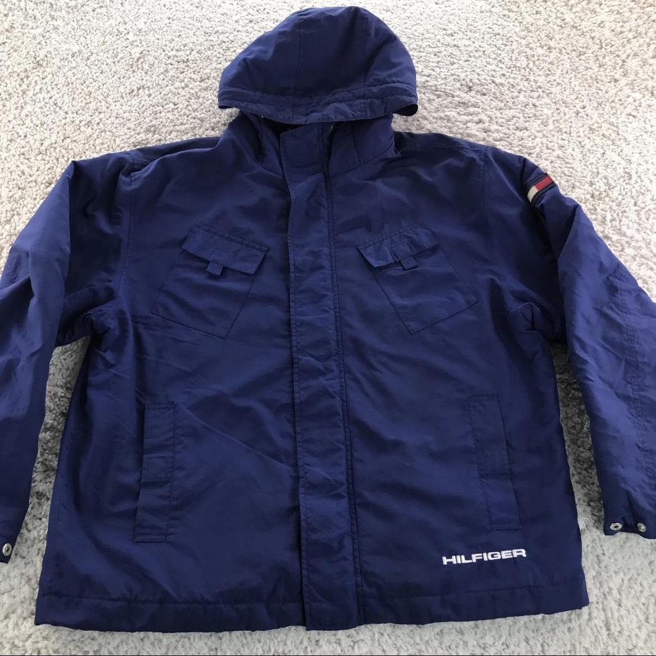 Tommy Hilfiger Men's Navy Jacket | Depop