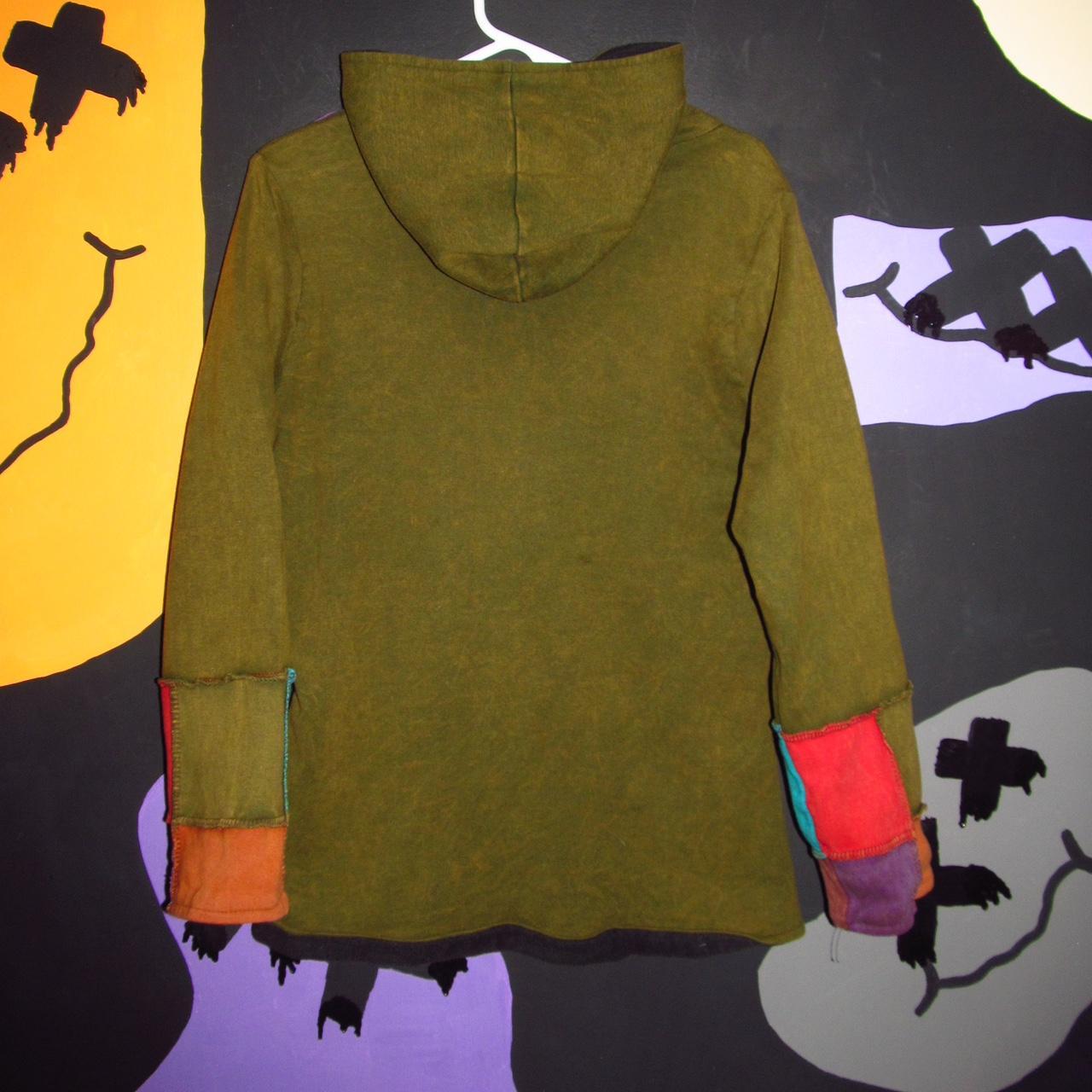 Women's Jacket - Multi/Green - XL – PATCHWORK JAC… - image 2