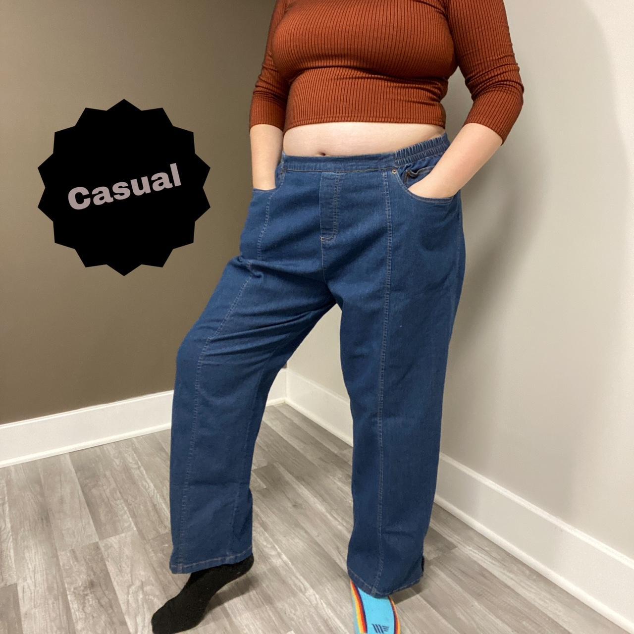 Comfy jeans for plus hot sale size