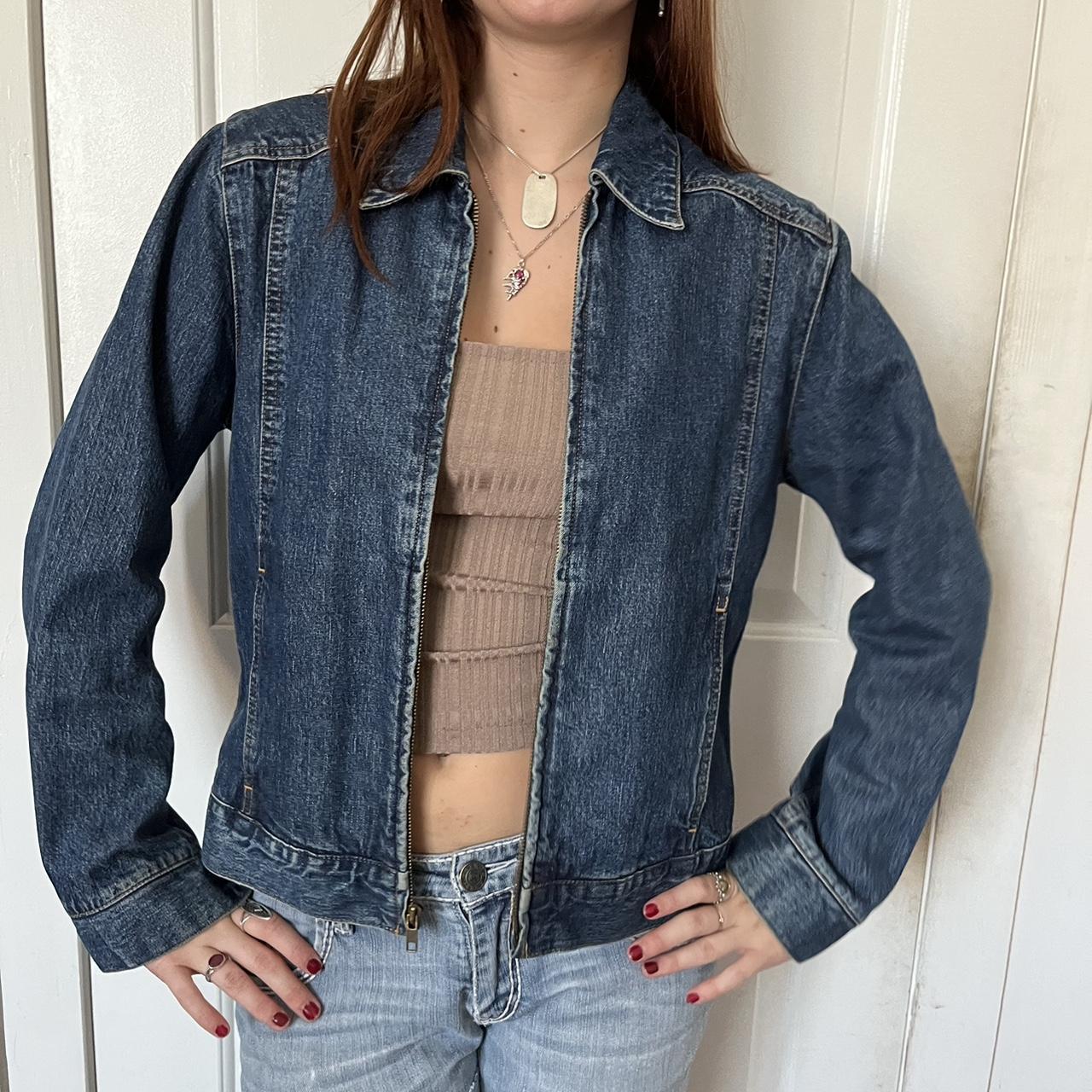 Vintage medium wash denim jacket Super comfy and... - Depop