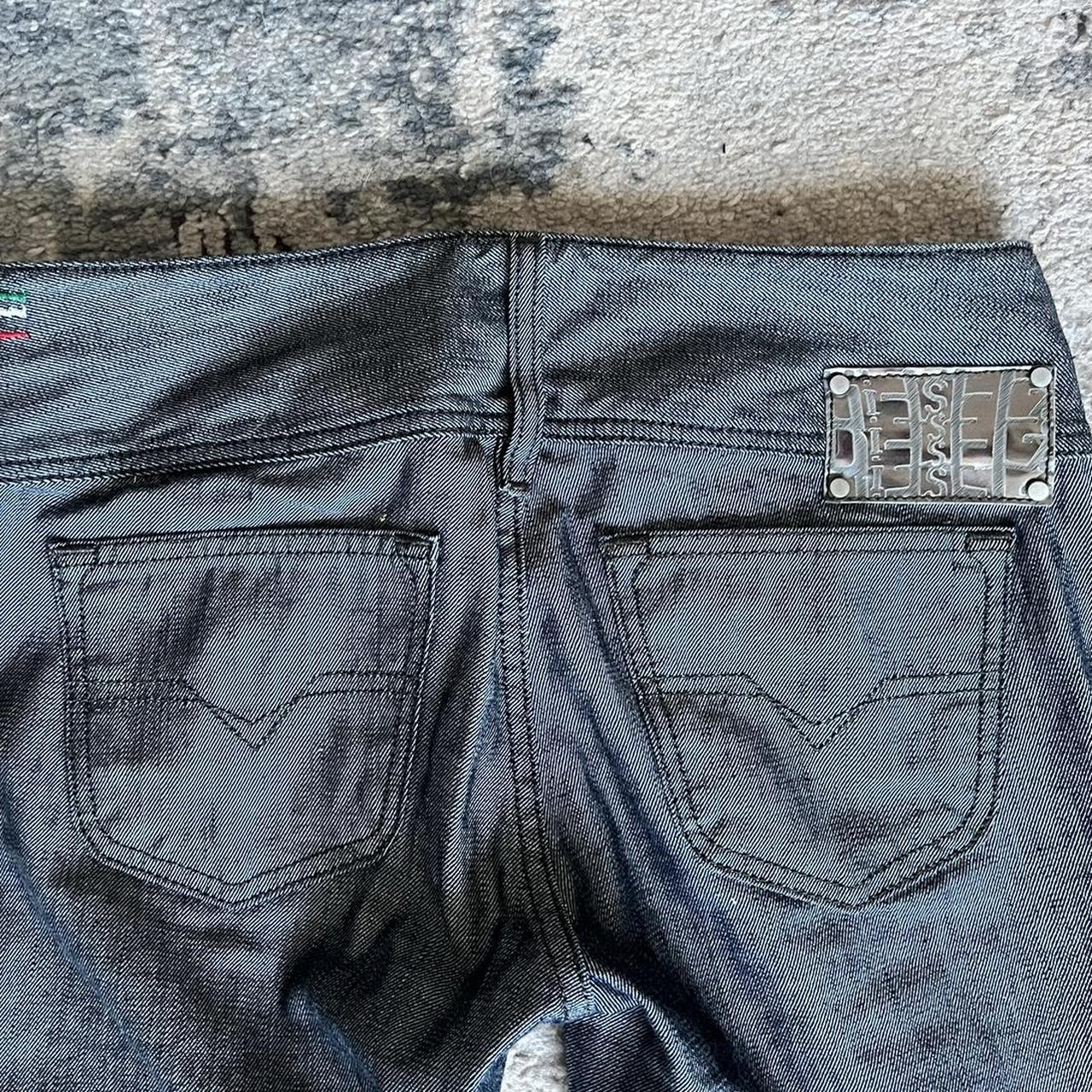 foldover waist jeans, Diesel