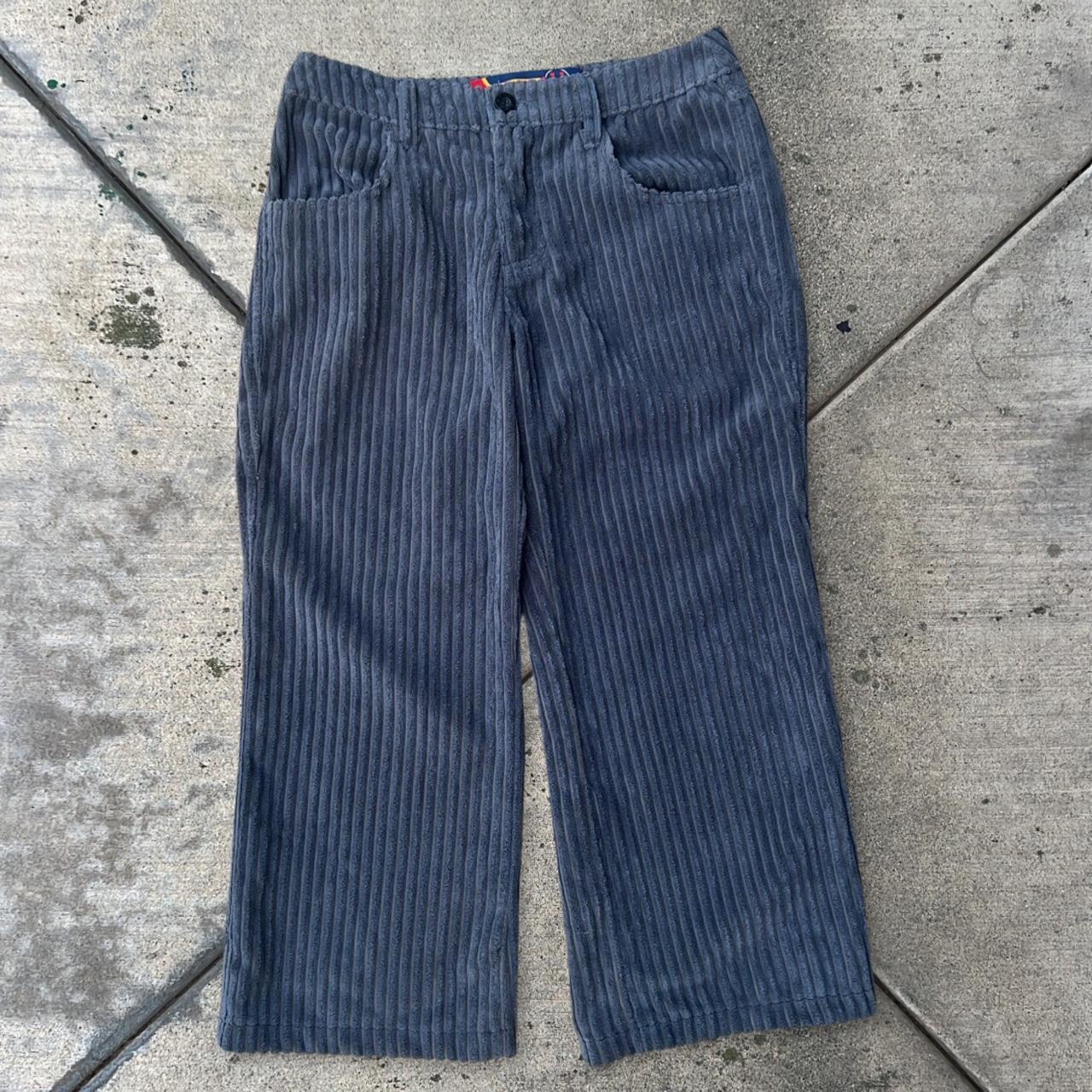 incredible jnco jeans super thick corduroy wide leg... - Depop