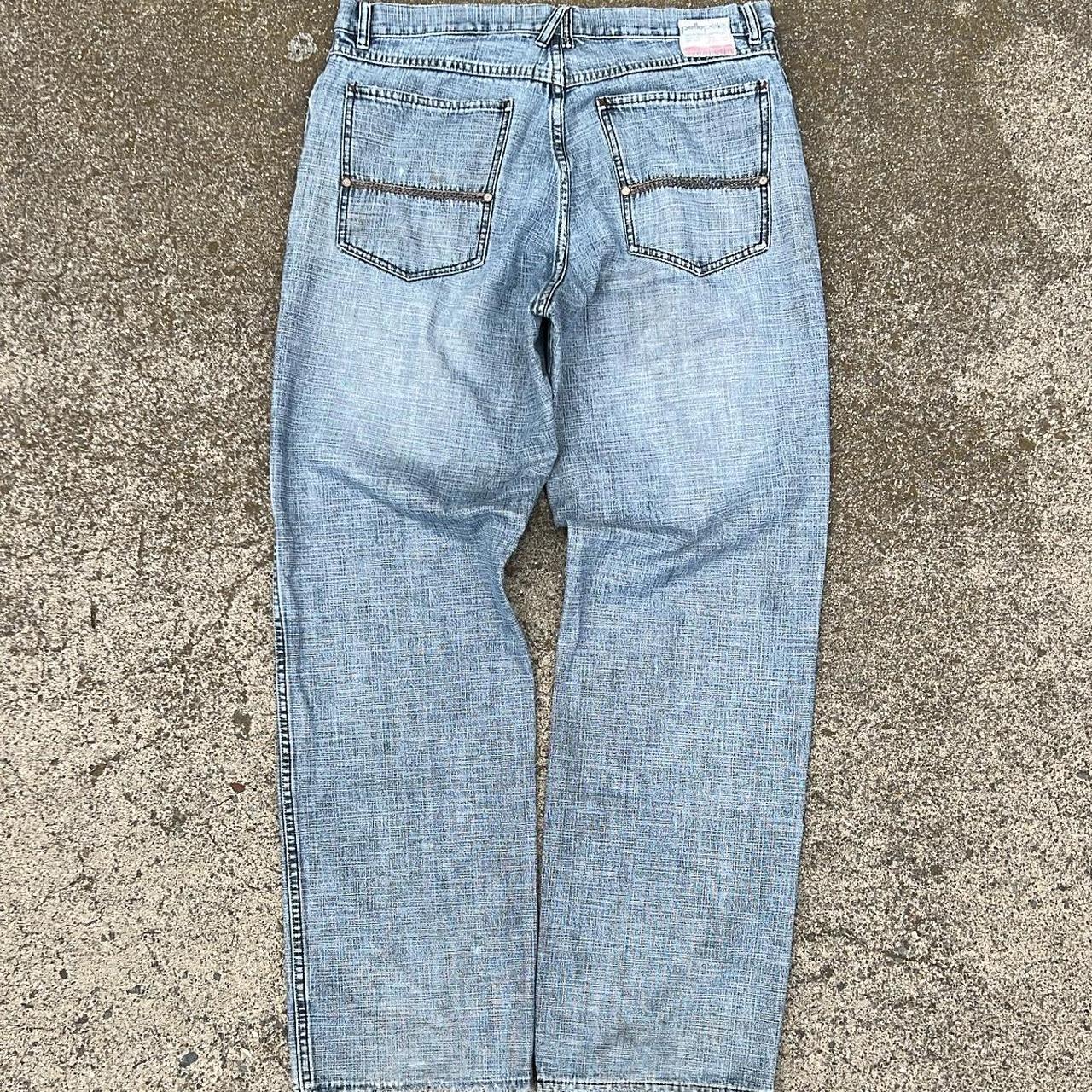 Pelle Pelle Men's Blue Jeans | Depop