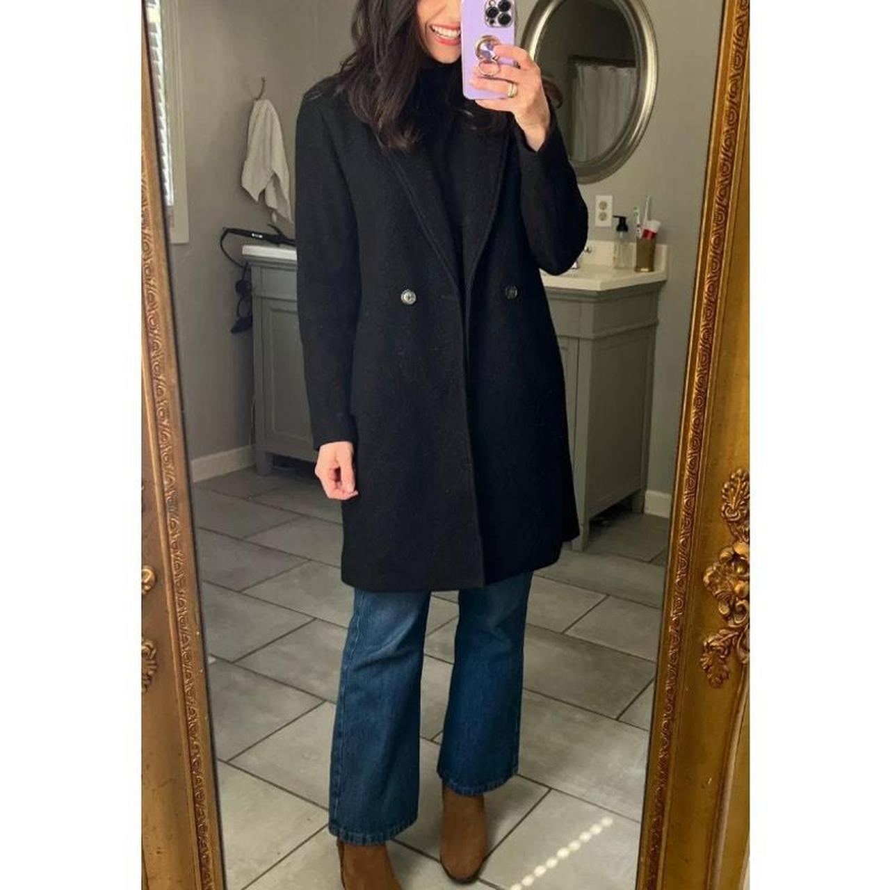 J crew daphne coat boiled wool best sale