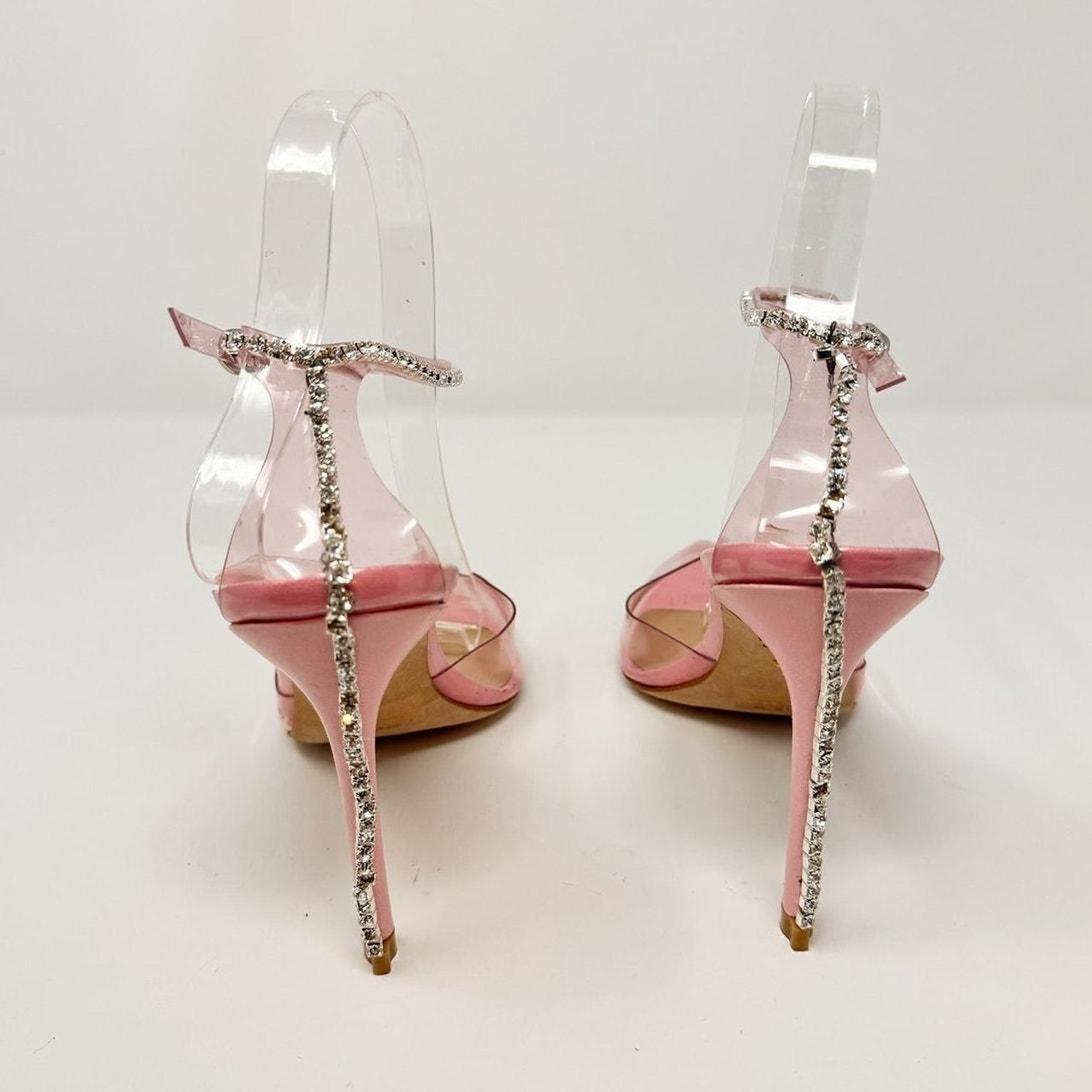Stuart Weitzman Glam 100 Pink Crystal embellished. Depop