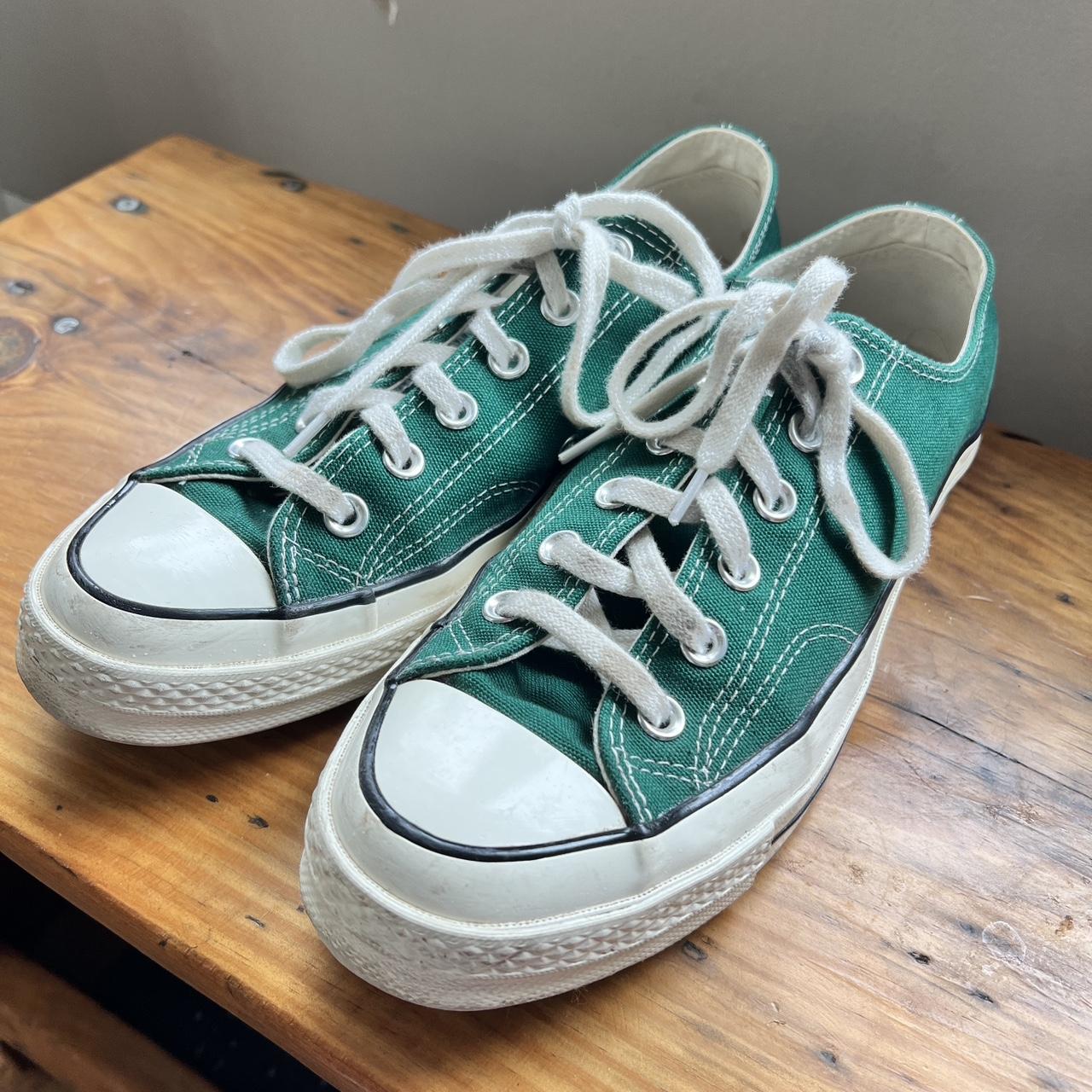 Converse Women's Sneakers Green US – Green Low Top Chuck 70s