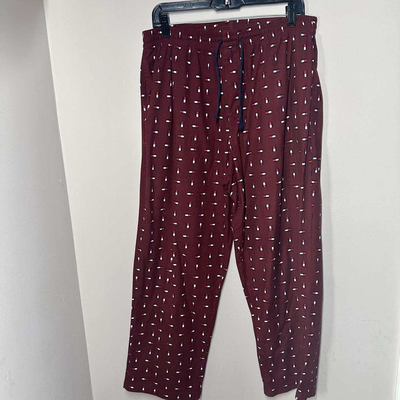 Tommy Hilfiger pajamas burgundy tommyhilfiger... Depop
