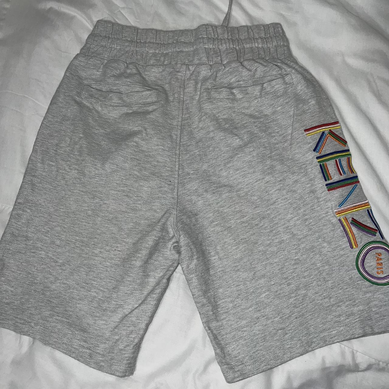 Kenzo Urban Cotton Shorts Grey