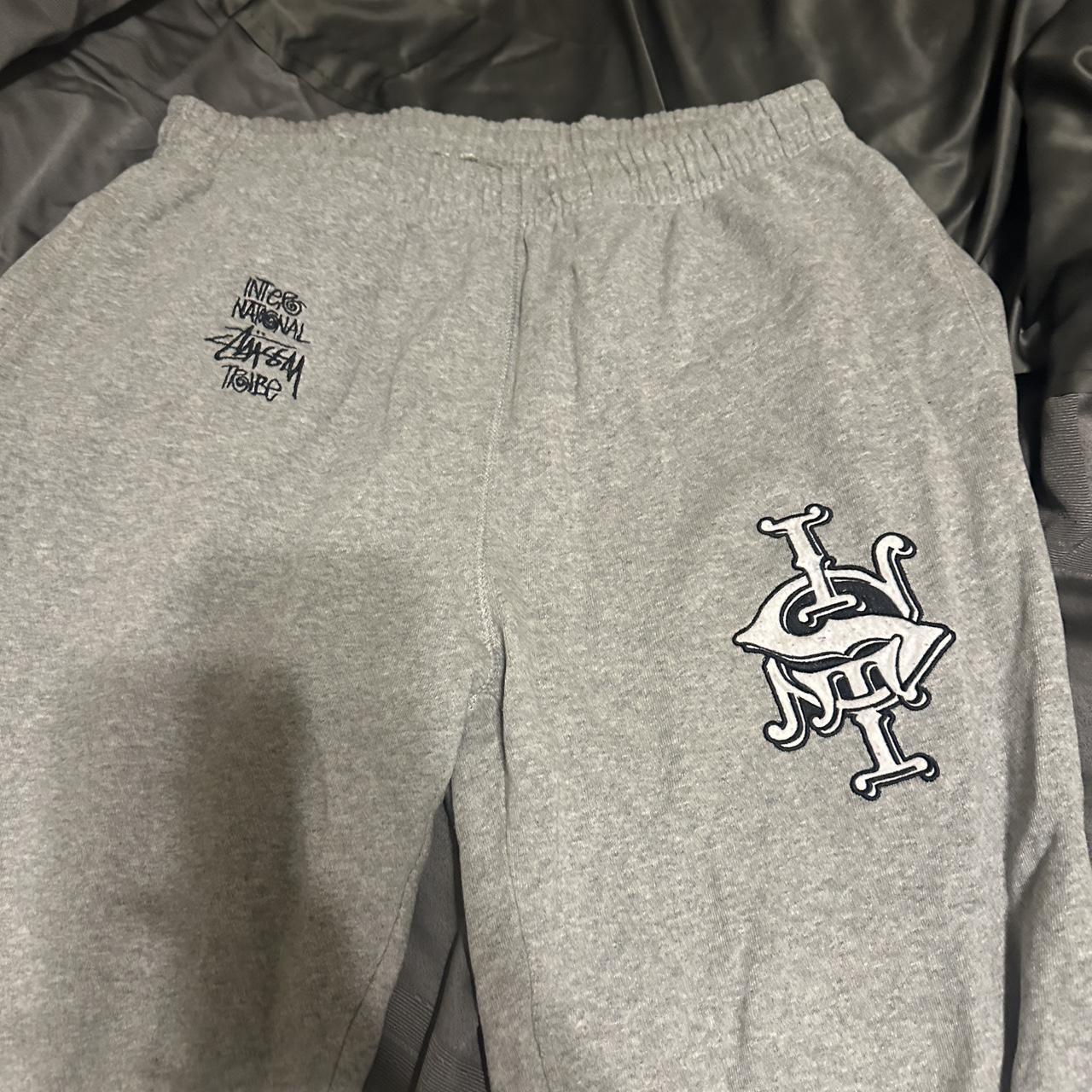 Stussy Grey Sweats Lost The Drawstring That Was Inside - Depop