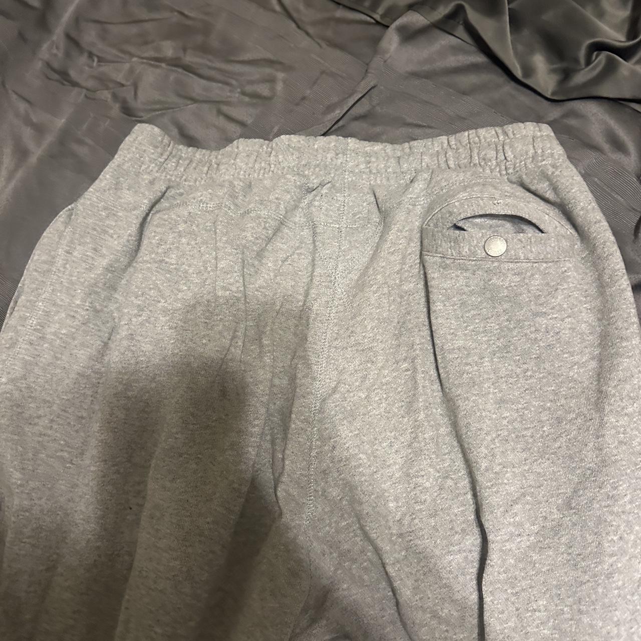 Stussy grey sweats Lost the drawstring that was inside - Depop