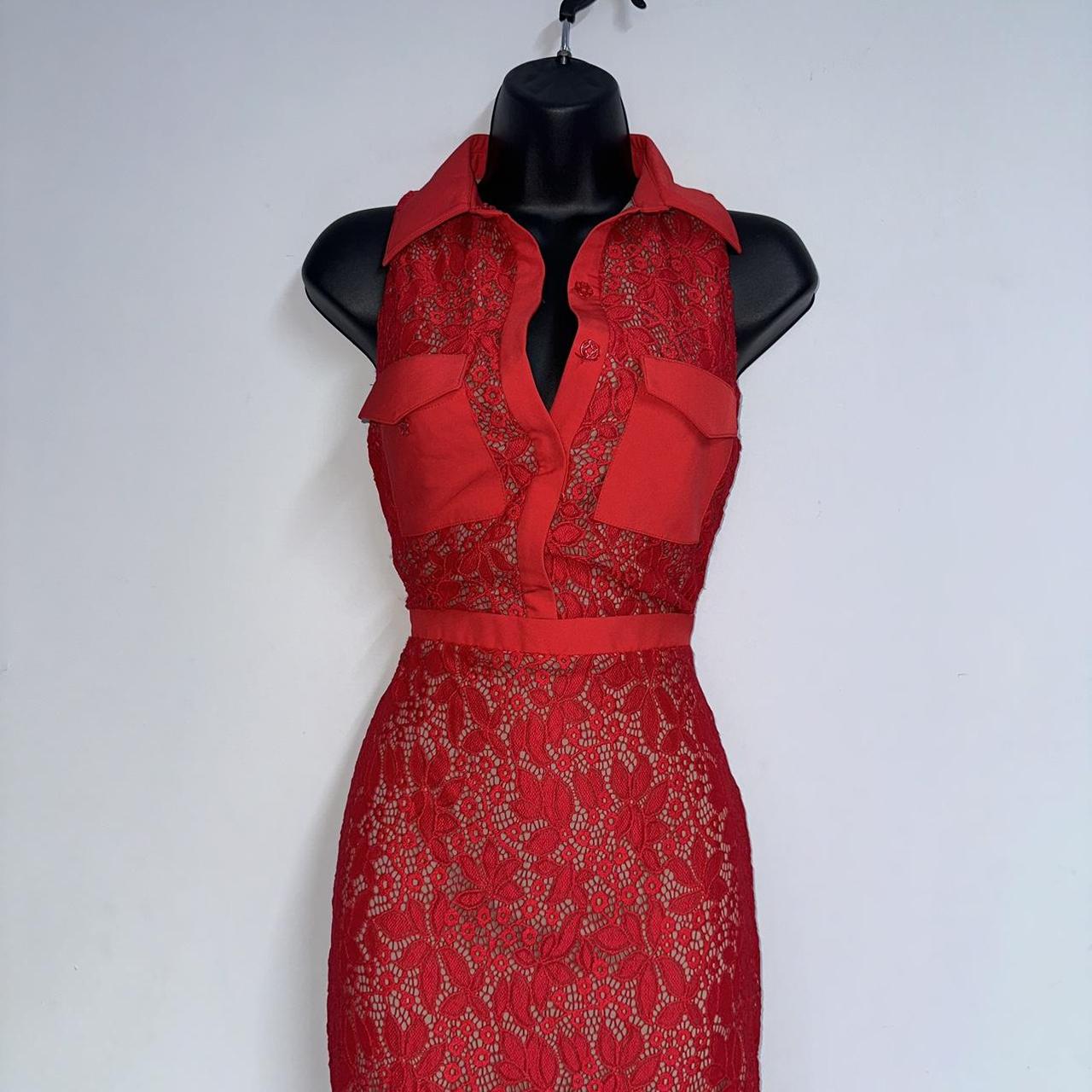 Red Lace Dress Forever Unique red lace dress brand. Depop