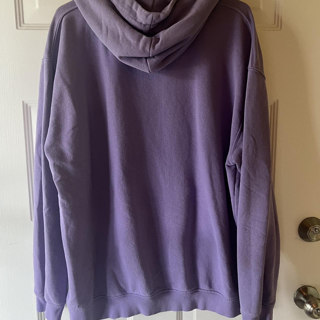 Purple hoodie zara Clearance
