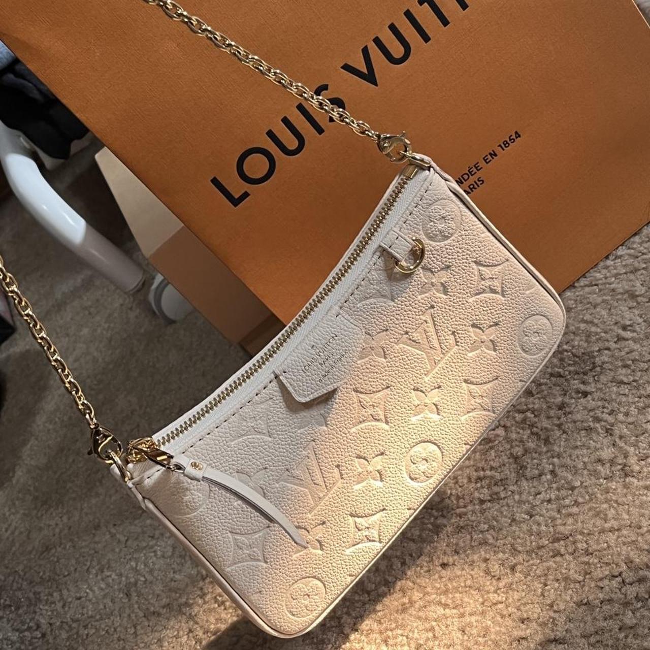 Louis Vuitton bag. 100% authentic. Added chain to - Depop