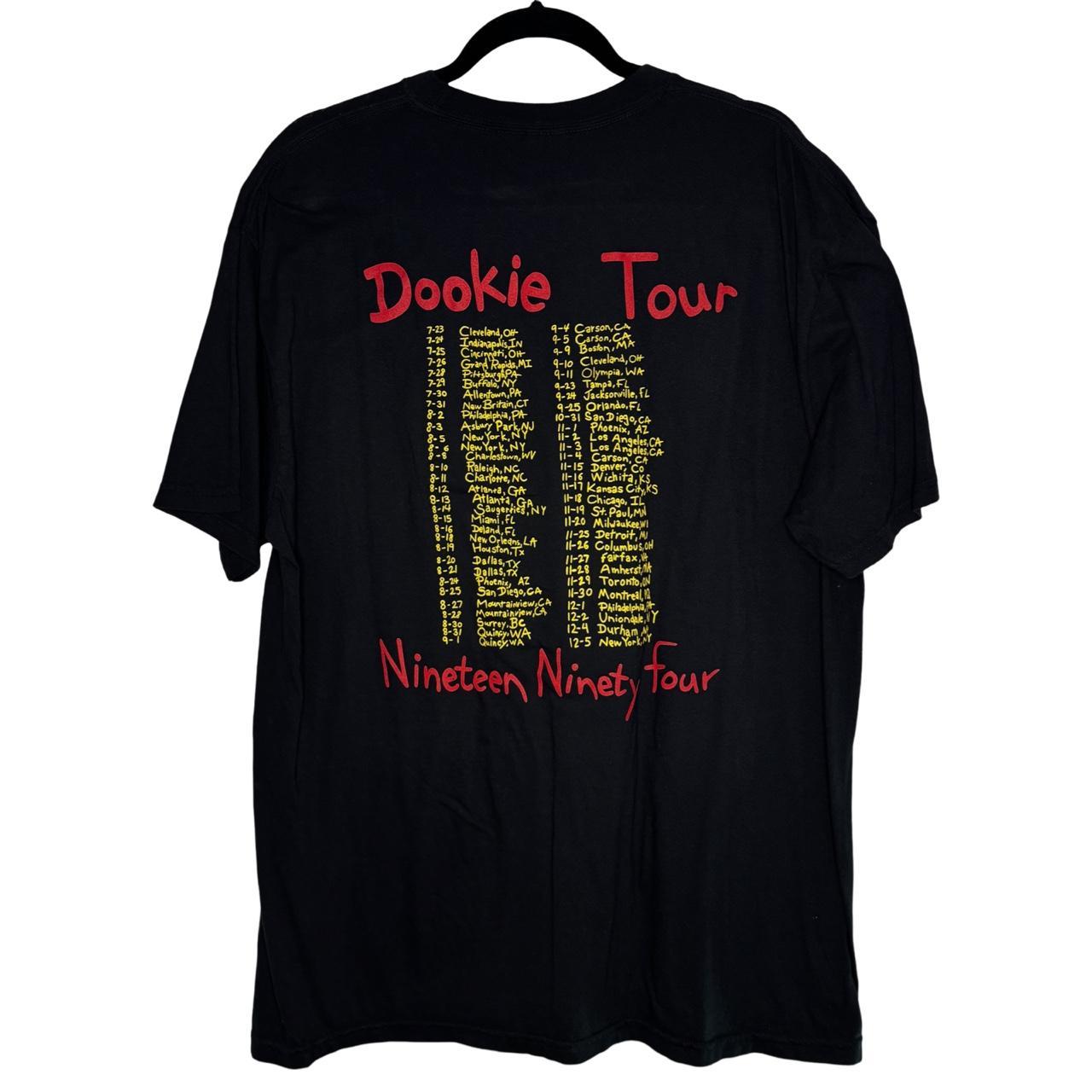 Green Day Dookie Tour 1994 t-shirt boot WORN ONCE... | Depop 