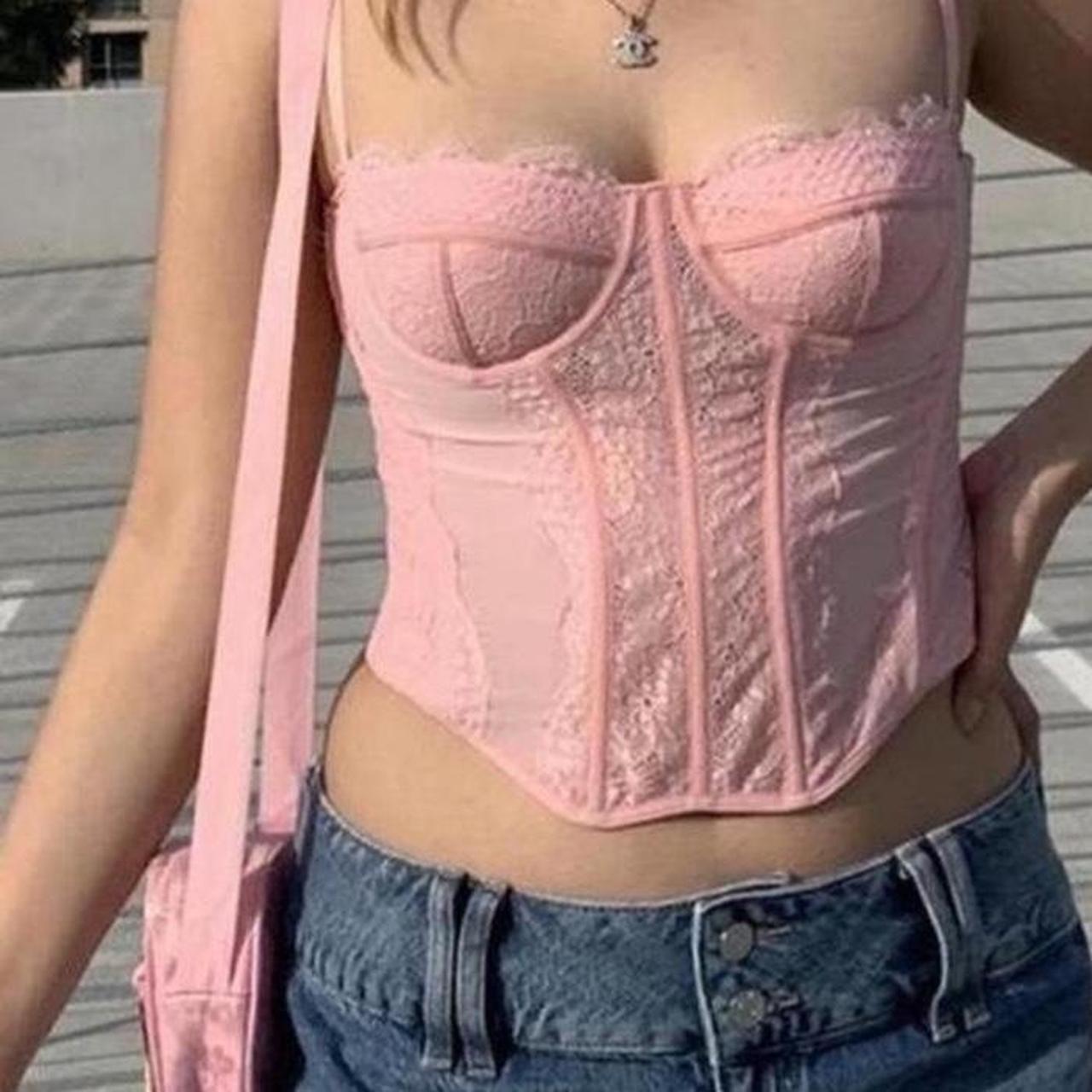 RARE urban outfitters middleton on sale pink corset