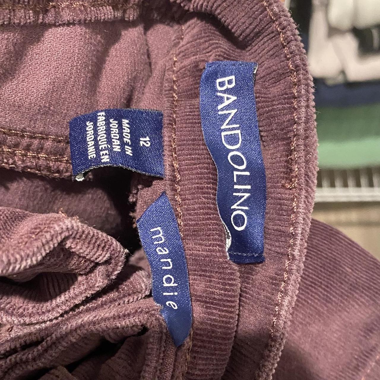 Bandolino Women's Burgundy Trousers (3)