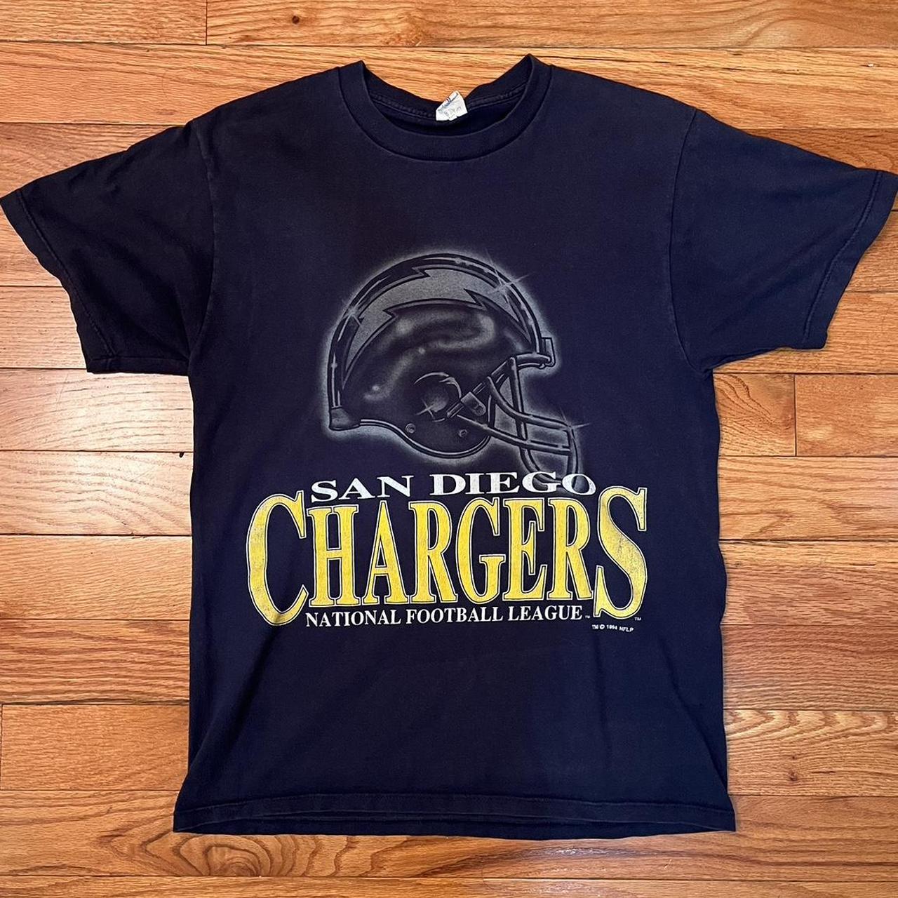 VINTAGE NFL SAN DIEGO CHARGERS TEE SHIRT 1994 SIZE MEDIUM MADE IN USA