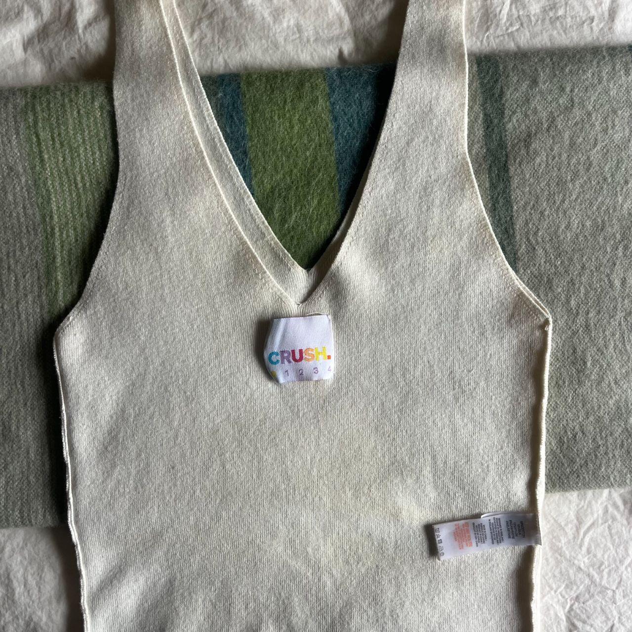 Source Unknown Women's Crop top - White - 2 – CRU… - image 3