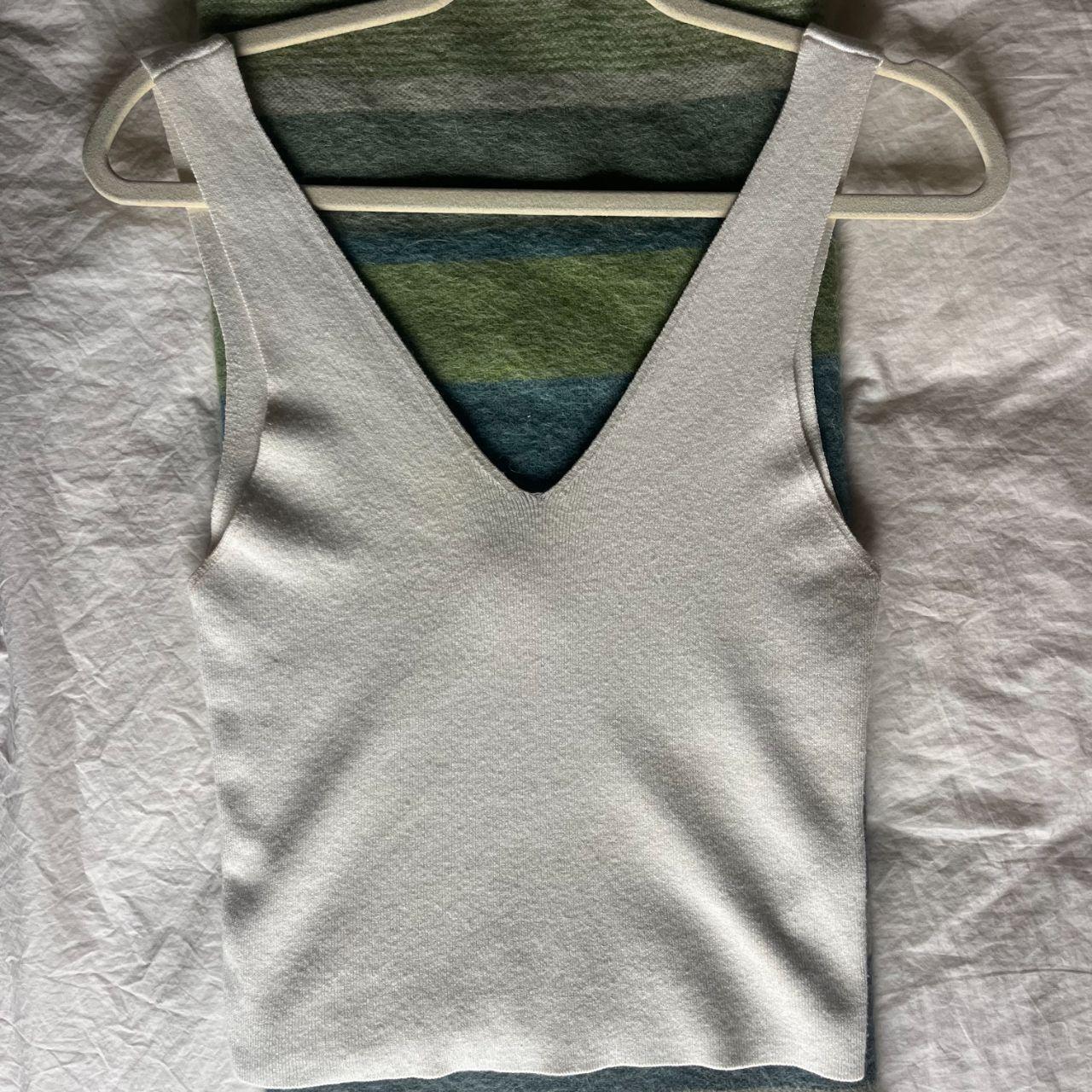 Source Unknown Women's Crop top - White - 2 – CRU… - image 2