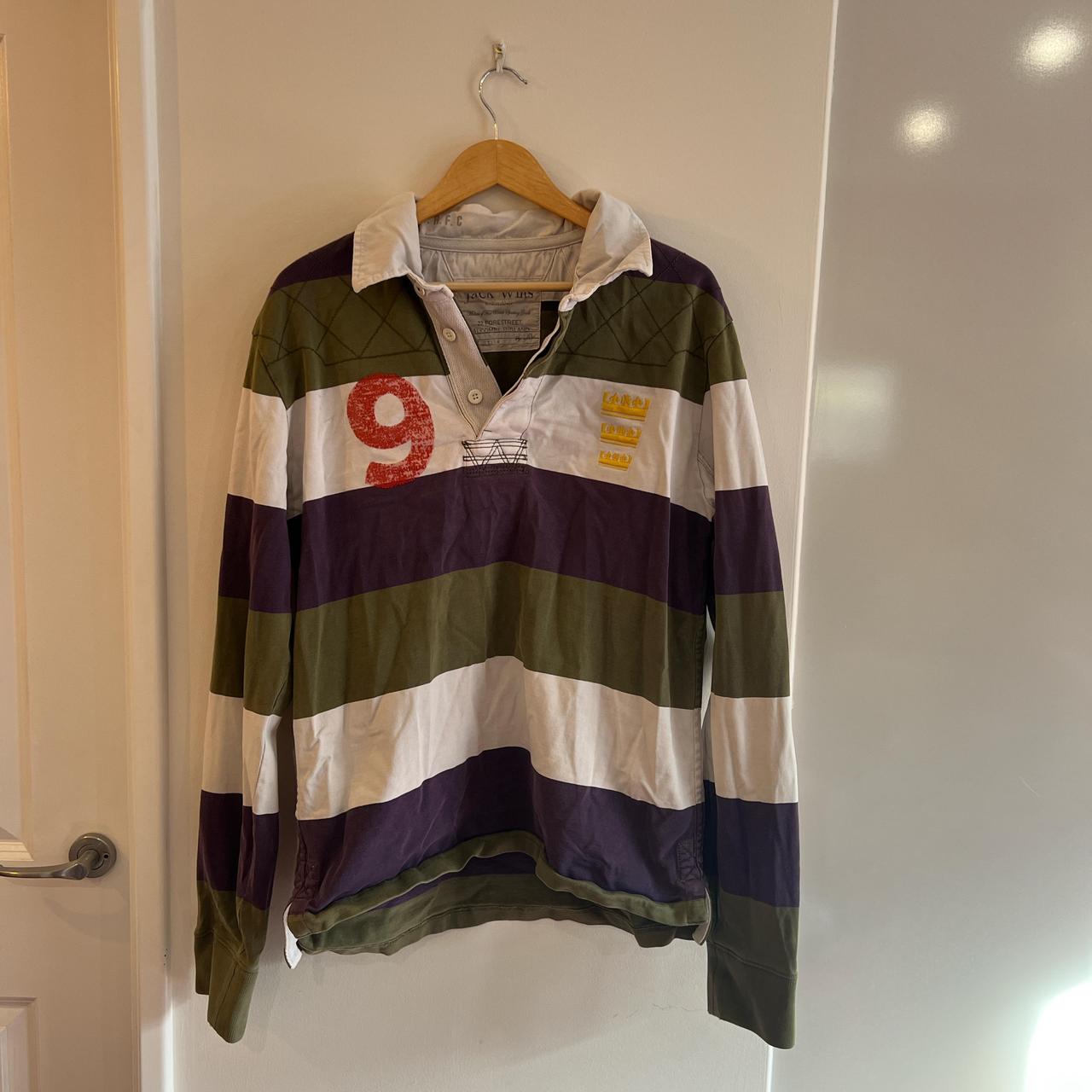 Vintage British Rugby Jersey Jack Wills XL Depop
