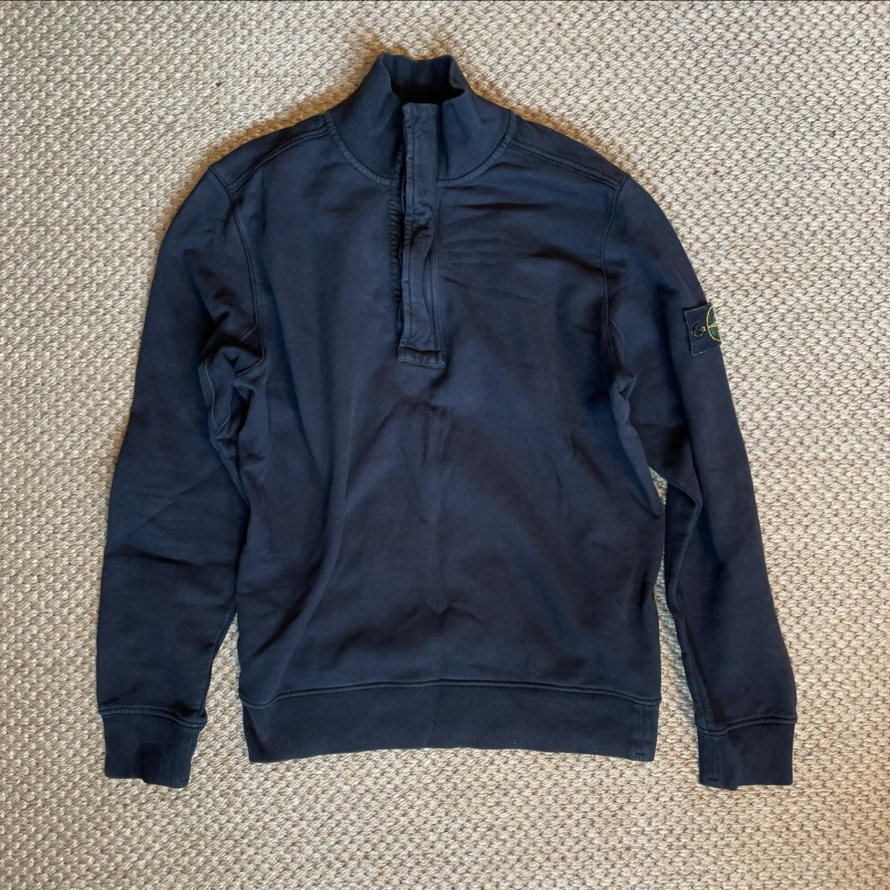 Authentic Men's Medium Stone Island Black Depop