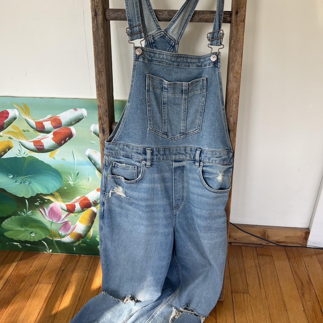 American eagle denim on sale overalls