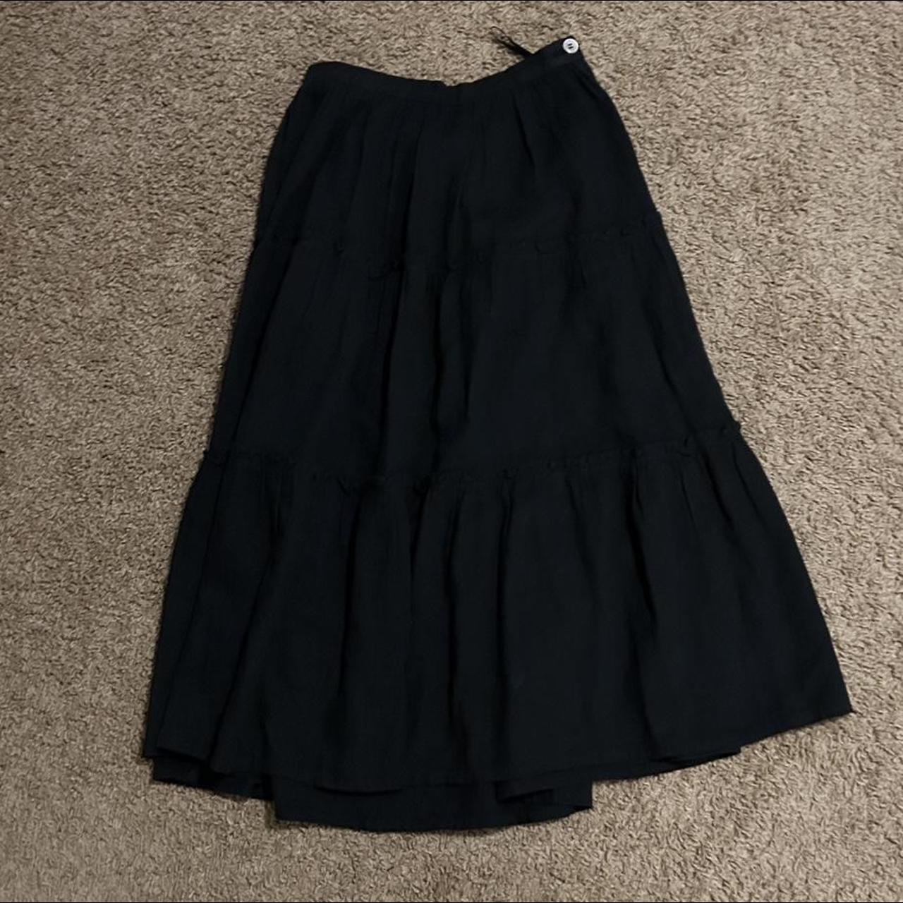 Comme des Garçons Women's Black Skirt | Depop