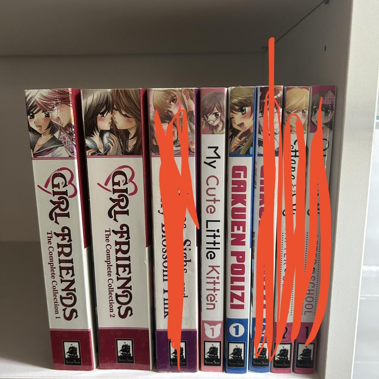 bundle of gl manga by yuri icon milk morinaga... - Depop