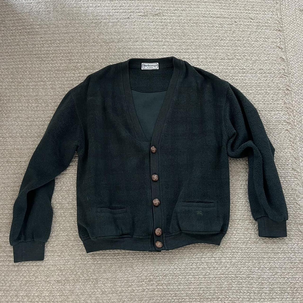 Vintage Burberry cardigan Perfect condition Wooden | Depop