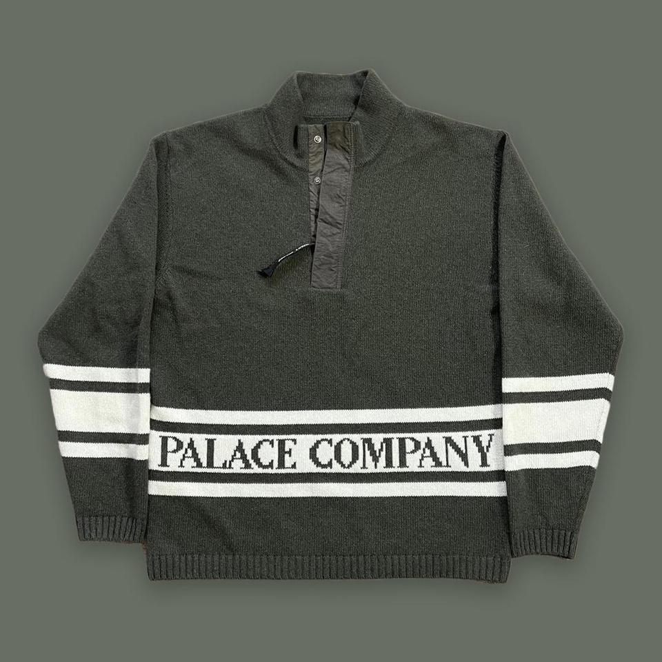 PALACE x CP COMPANY - FUNNEL NECK KNIT... - Depop