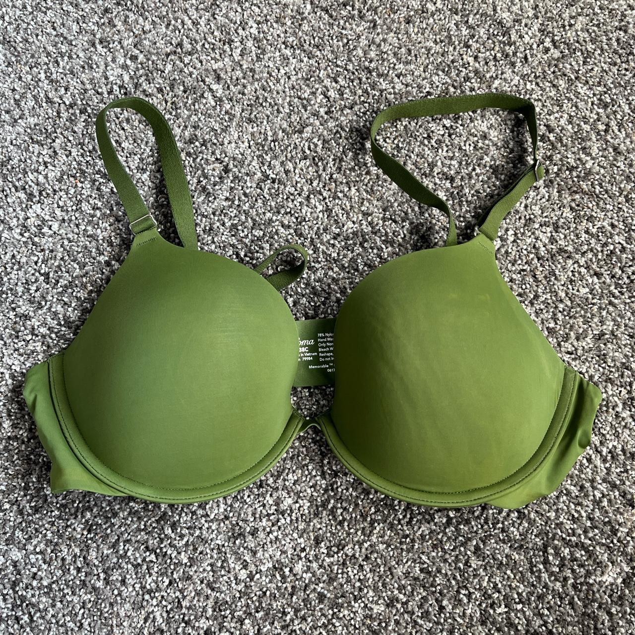 FREE SHIPPING , Soma ~ 38C ~ Forest green subtle