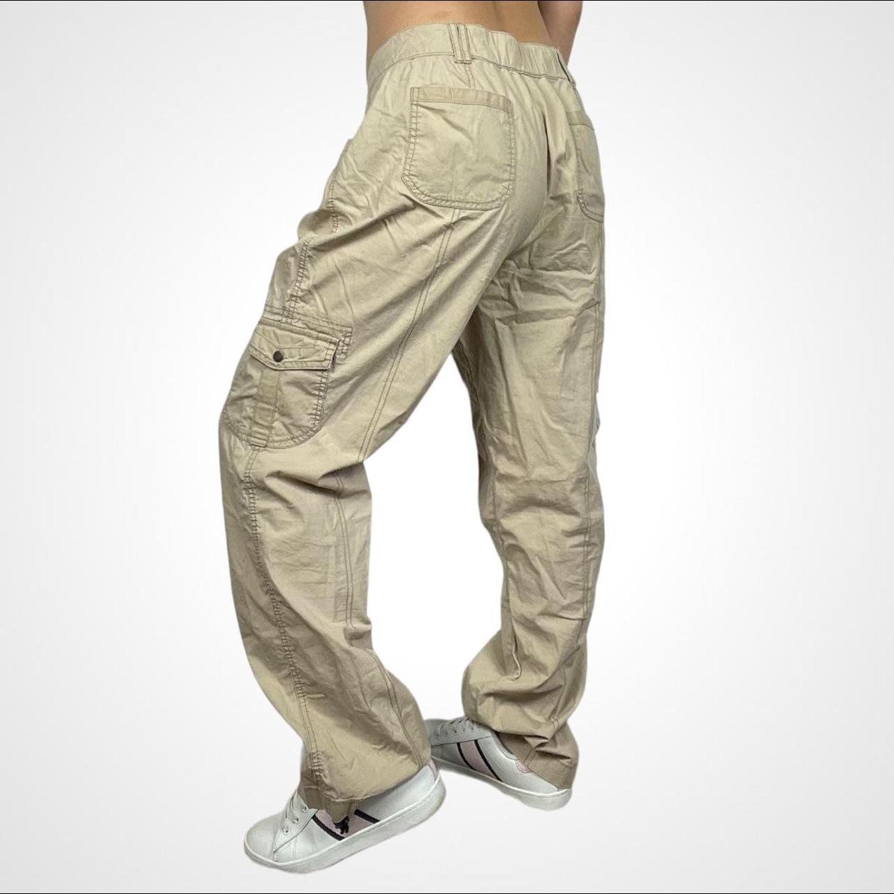 Y2K Earthcore Cargo Pants in beige#N##N#brand: St.... - Depop
