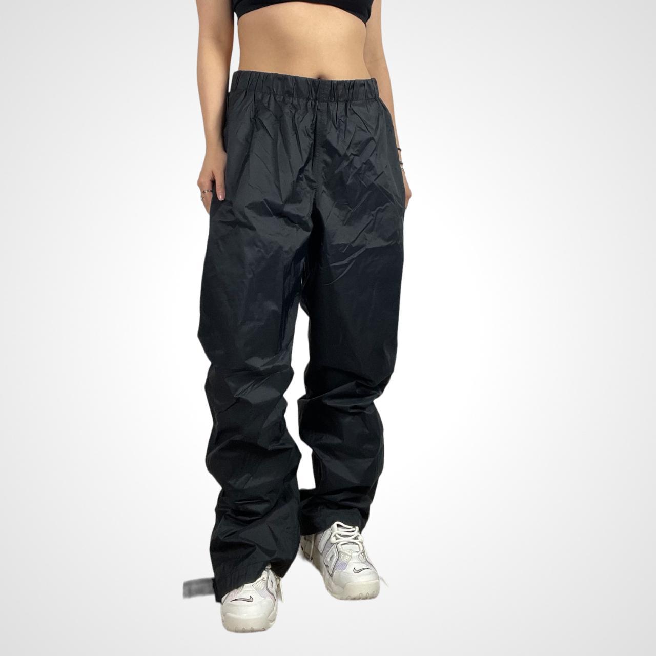Y2K Track Pants in black High rise fit, bella hadid... Depop