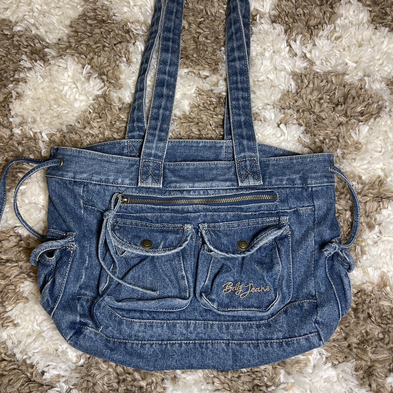 BDG Y2k Denim Tote Bag In Denim,at Urban Outfitters in Blue