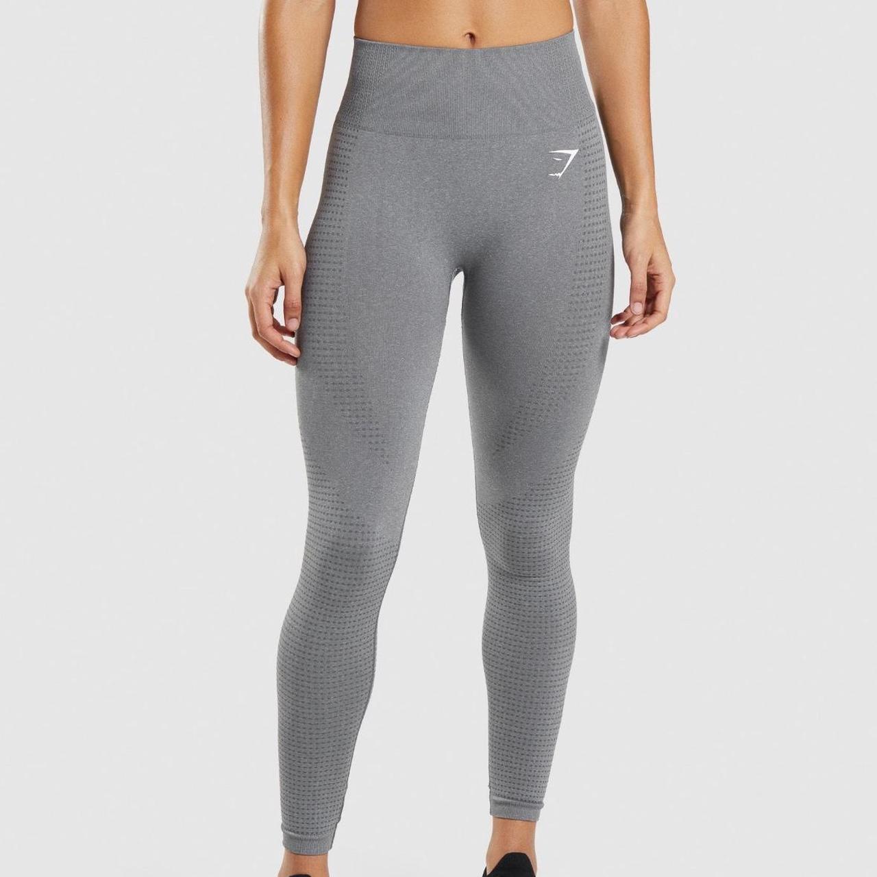 Grey Gymshark leggings -worn twice -great condition - Depop