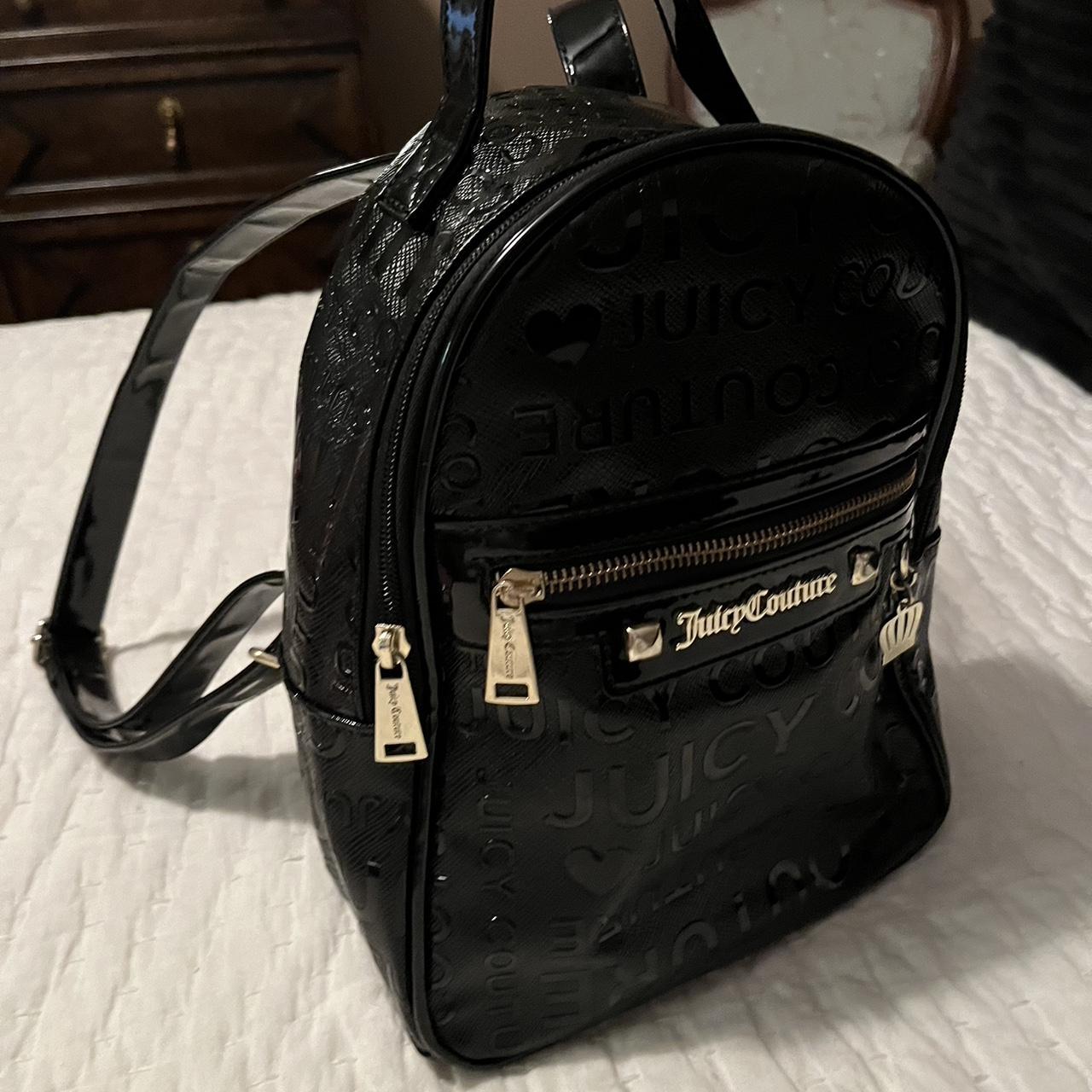 JUICY couture faux patent leather backpack | Depop