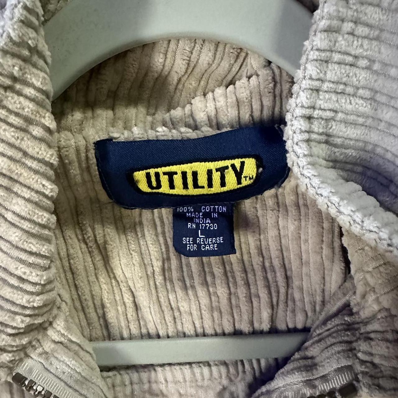 Utility Men's Cream and Khaki Jacket (2)