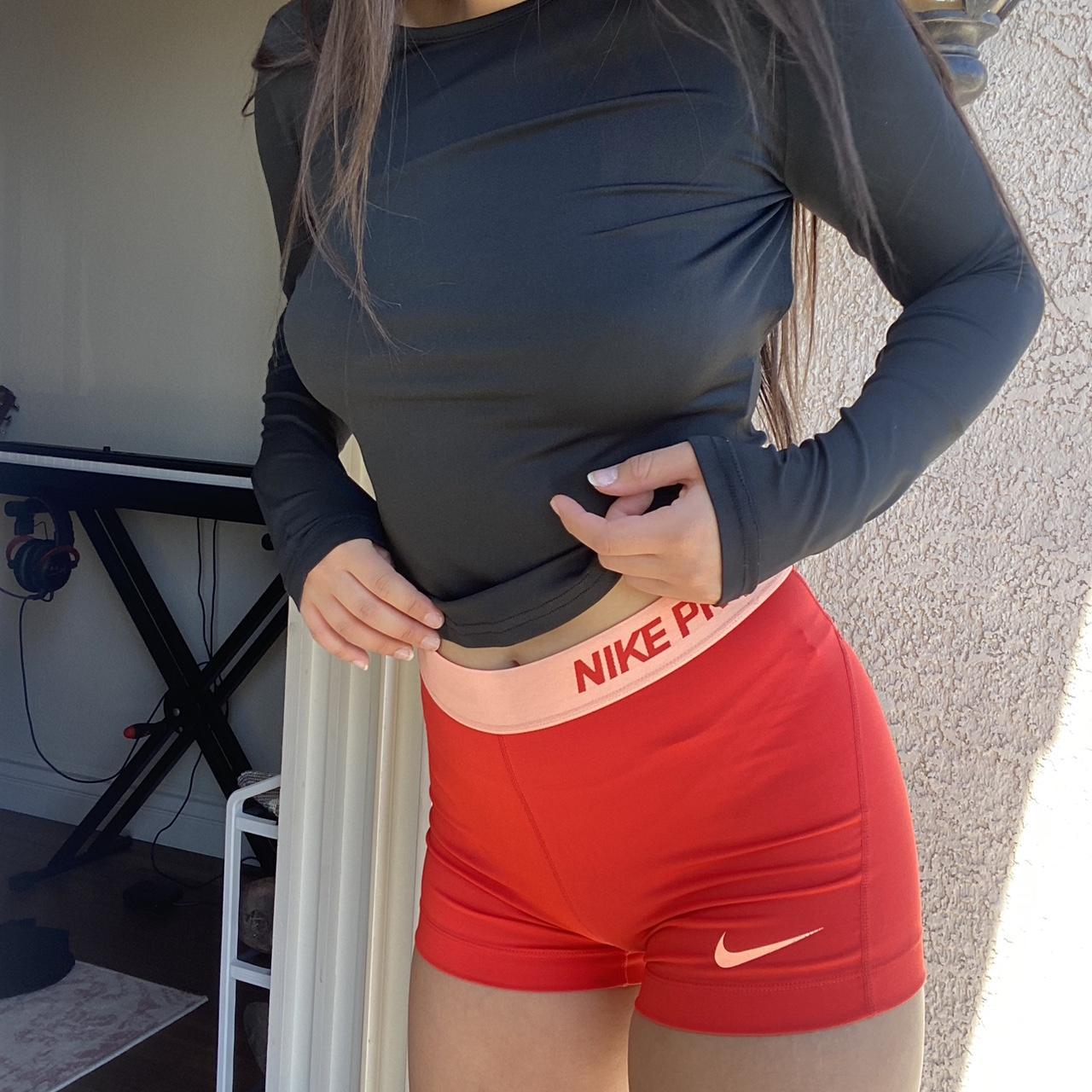 mens peach nike shorts