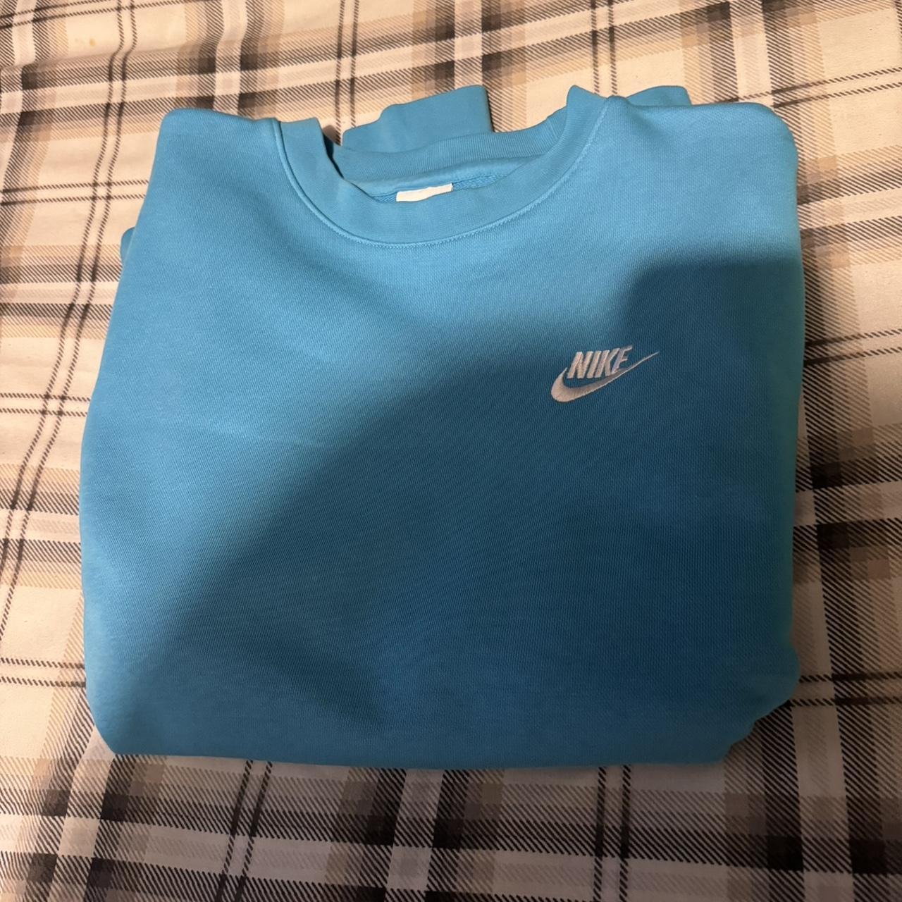 Nike jumper light blue Clearance