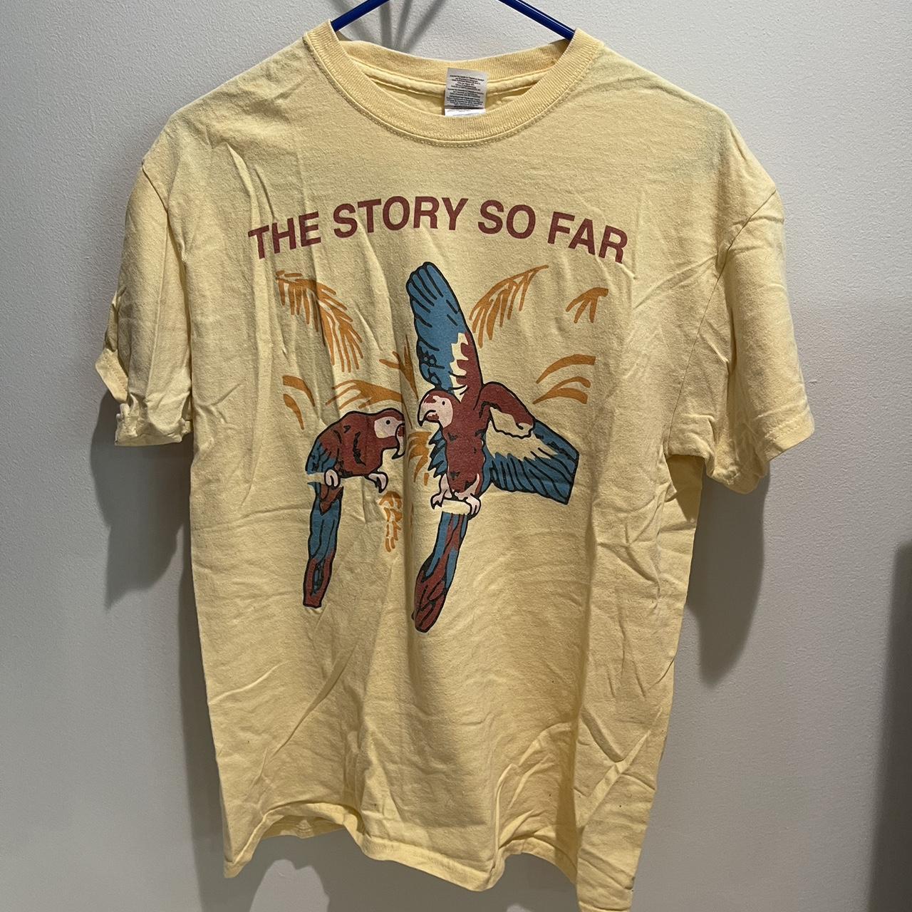 The story so far short sleeve tshirt, yellow.... - Depop