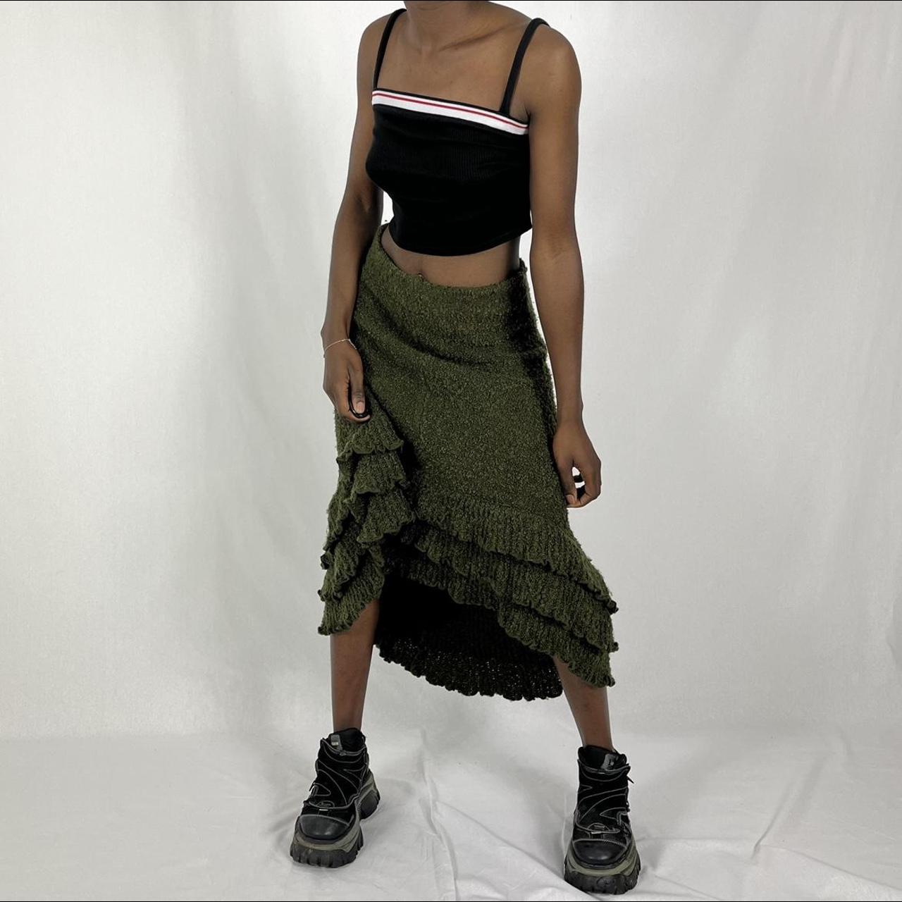 Asymmetrical Midi Maxi Folk Skirt In Amazing Depop